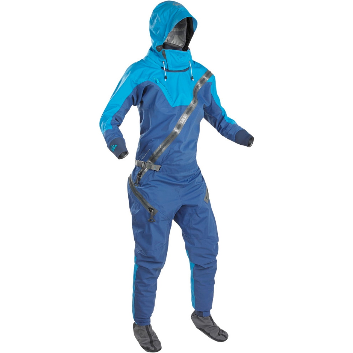 2026 Palm Frauen Fuse Adventure Kayak Drysuit 13514 - Navy / Mid Blue
